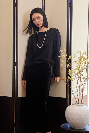 IN STYLE<br>新中式拼接上衣